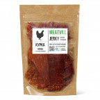Джерки м'ясні TM Meatvill курячі чорізо в крафтовій пачці 100г. Фото 1