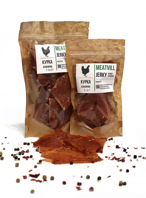 Фото Джерки курица классическая крафт 50г