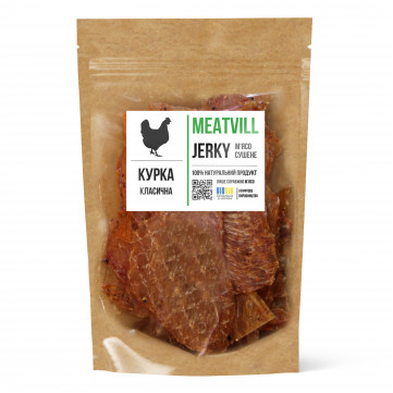Фото Джерки курка класична крафт 100г