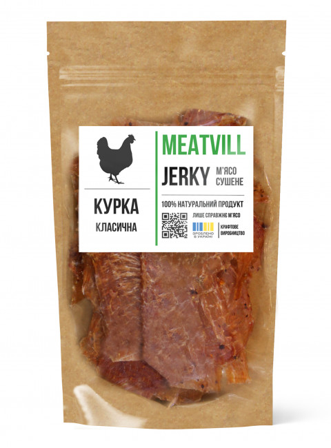 Фото Джерки курка класична крафт 50г