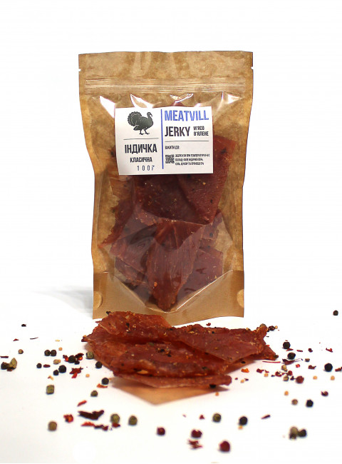 Фото Джерки iндичка класична крафт 100г