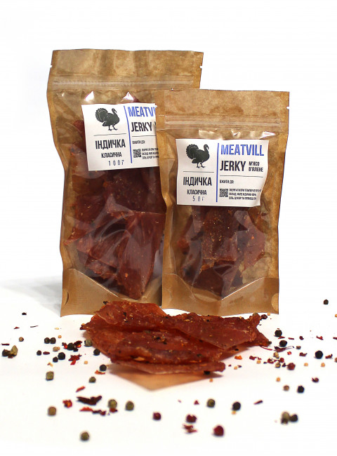 Фото Джерки iндичка класична крафт 50г