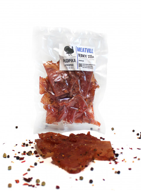 Фото Джерки iндичка класична вакуум 100г