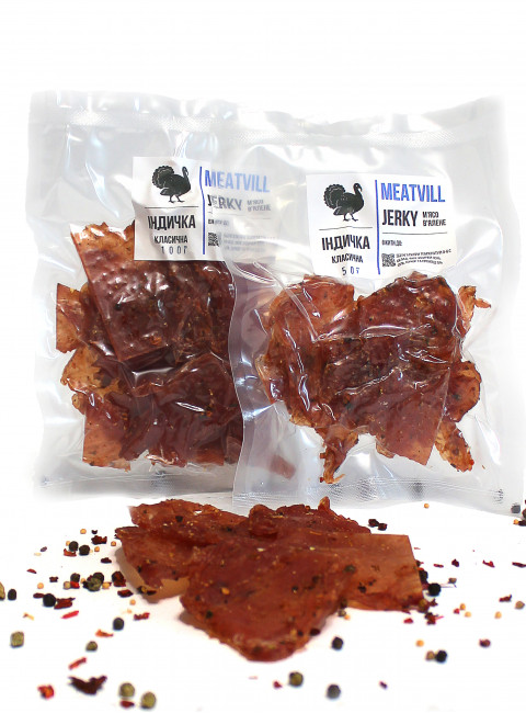 Фото Джерки iндичка класична вакуум 50г