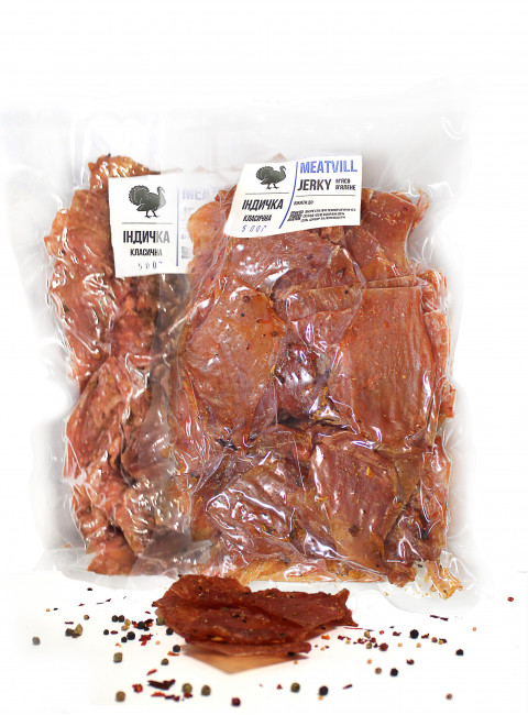 Фото Джерки iндичка класична вакуум 1кг