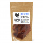 М'ясні джерки Meatvill™ індичі класичні крафт 50г. Фото 1