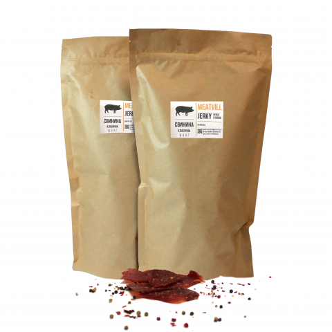 Фото Джерки свинина классическая крафт 1кг