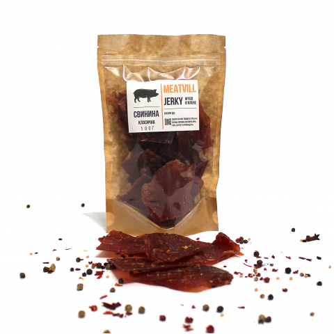 Фото Джерки свинина классическая крафт 100г
