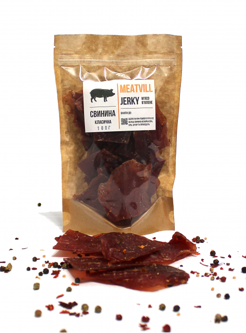 Фото Джерки свинина классическая крафт 100г
