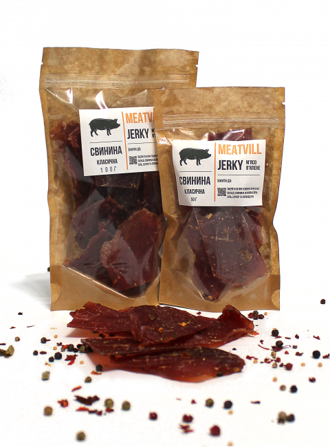 Фото Джерки свинина классическая крафт 50г