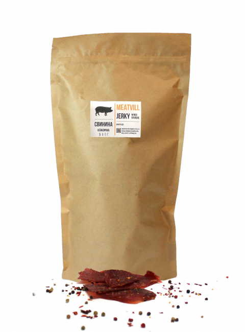 Фото Джерки свинина классическая крафт 500г