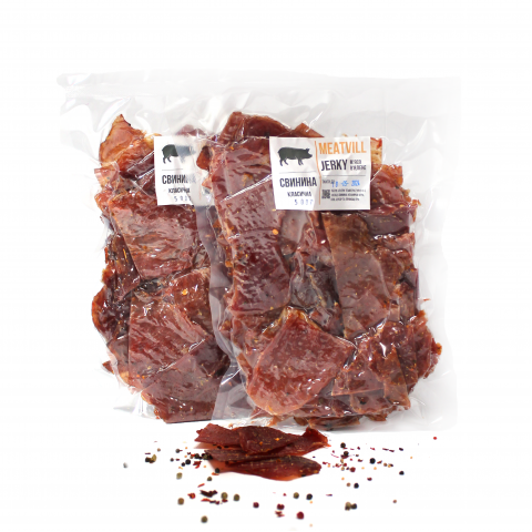 Фото Джерки свинина классическая вакуум 1кг