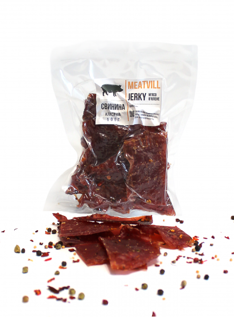 Фото Джерки свинина классическая вакуум 100г