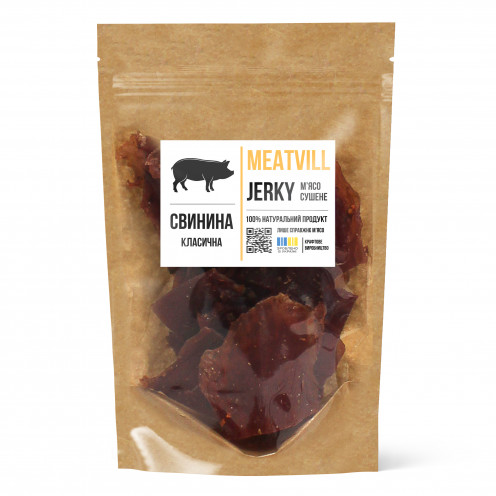 Фото Джерки свинина класична крафт 100г