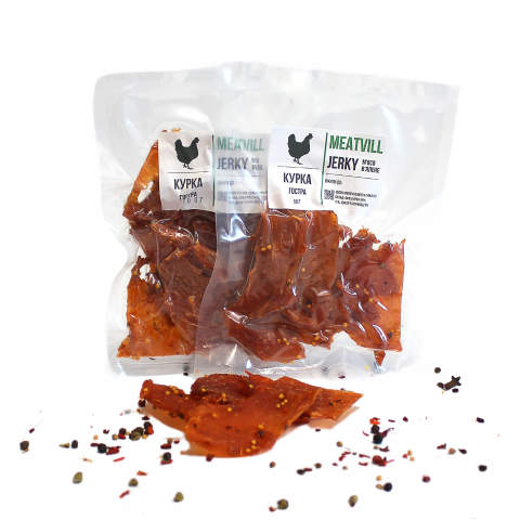 Фото Джерки курица чоризо вакуум 50г
