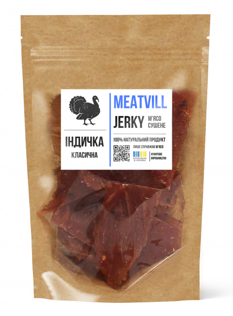 Фото Джерки iндичка класична крафт 100г