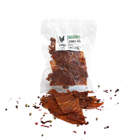 Фото Джерки курица терияки вакуум 100г