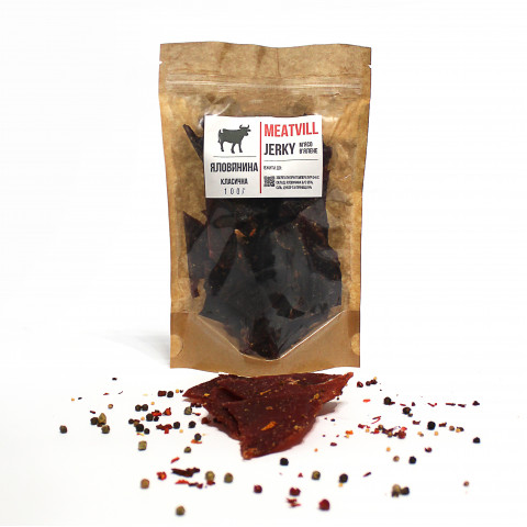 Фото Джерки говядина классическая крафт 100г