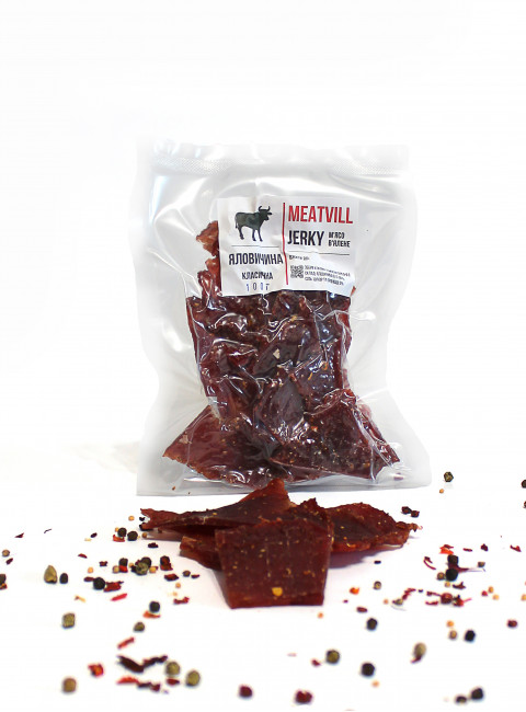 Фото Джерки говядина классическая вакуум 100г