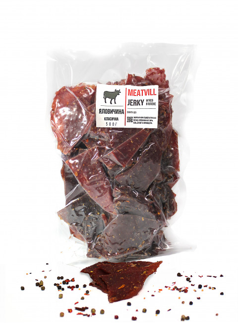 Фото Джерки говядина классическая вакуум 500г