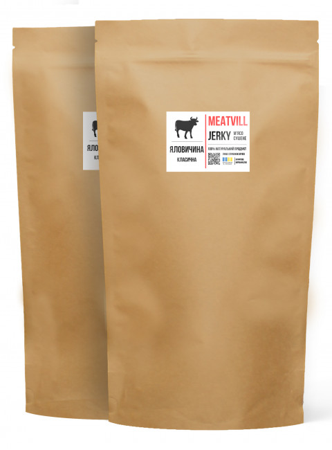Фото Джерки яловичина класична крафт 1кг