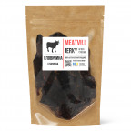 Джерки м'ясні Meatvill™ з яловивичини класичні в крафтовій пачці 100г. Фото 1