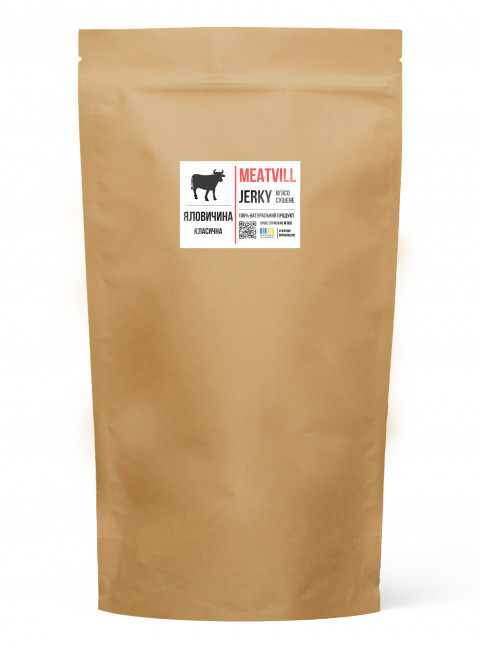 Фото Джерки яловичина класична крафт 500г