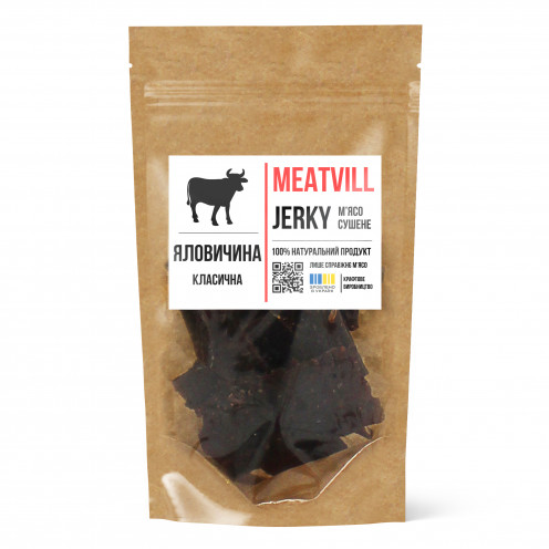 Фото Джерки яловичина класична крафт 50г